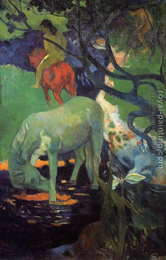 Paul Gauguin : The White Horse II